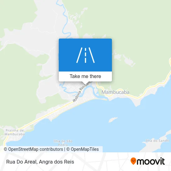 Rua Do Areal map