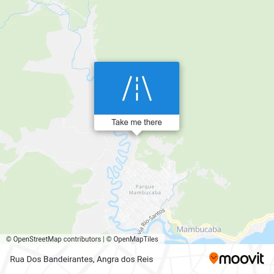 Rua Dos Bandeirantes map