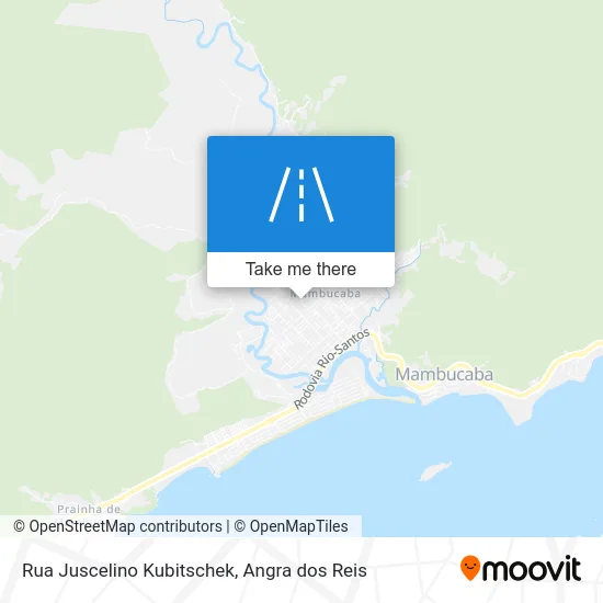 Rua Juscelino Kubitschek map
