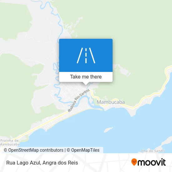 Rua Lago Azul map
