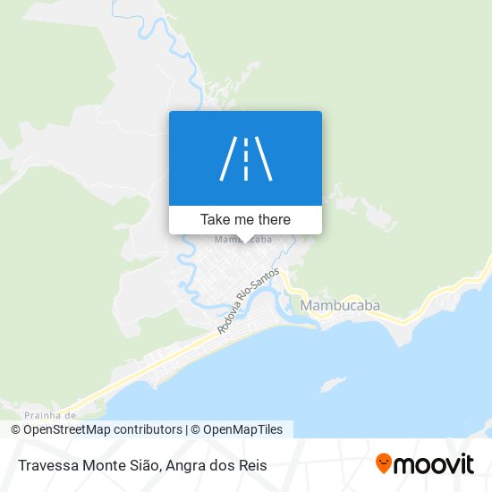 Mapa Travessa Monte Sião