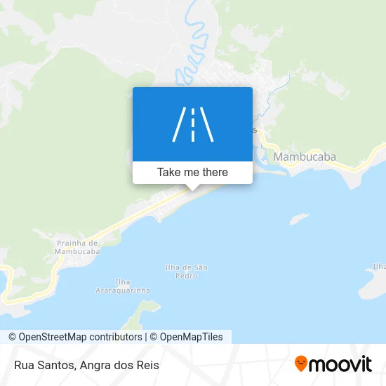 Rua Santos map