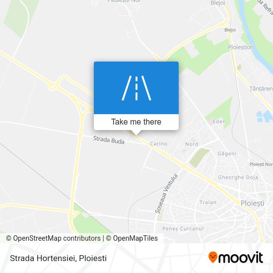 Strada Hortensiei map