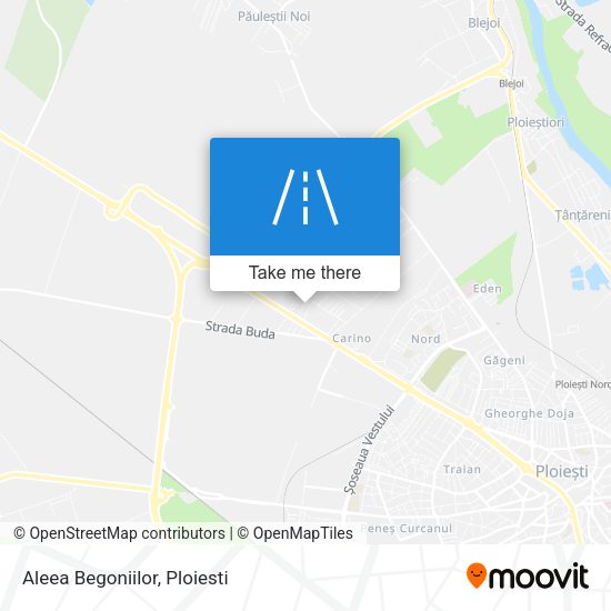Aleea Begoniilor map
