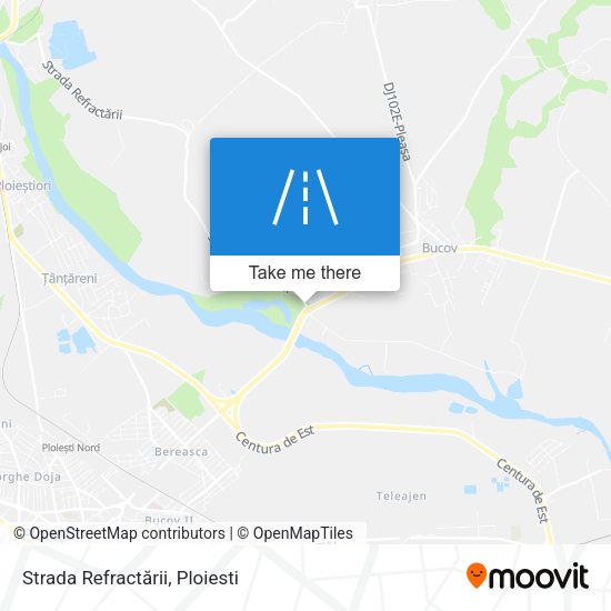 Strada Refractării map