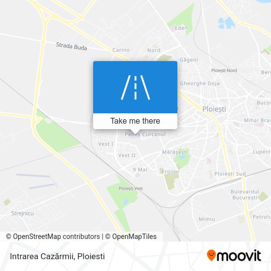Intrarea Cazărmii map