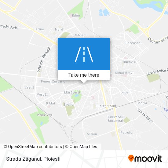 Strada Zăganul map
