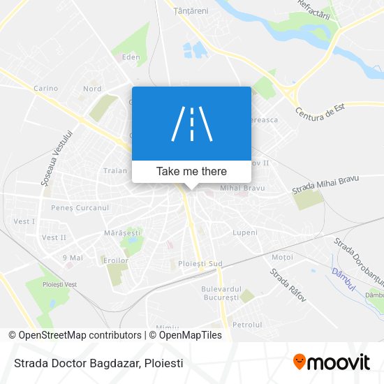 Strada Doctor Bagdazar map
