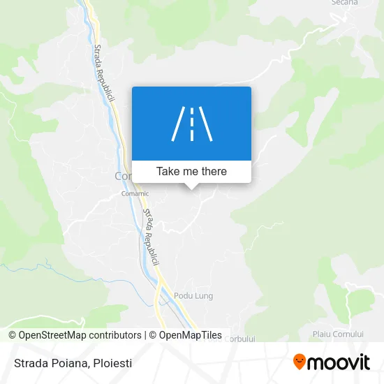 Strada Poiana map
