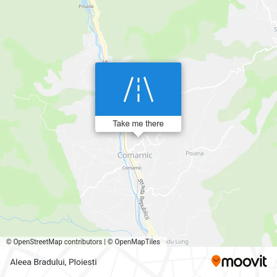Aleea Bradului map