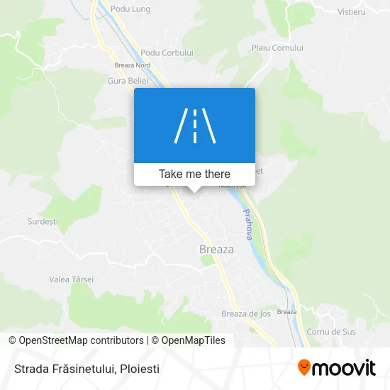 Strada Frăsinetului map