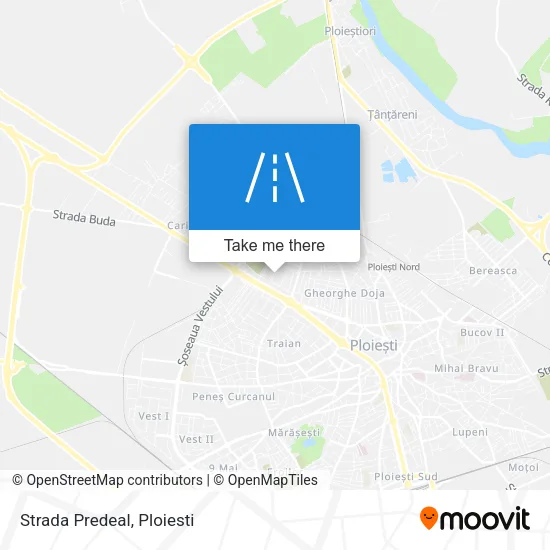 Strada Predeal map