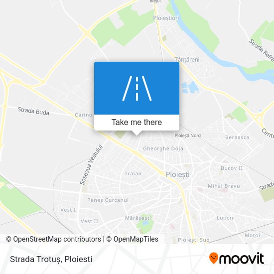Strada Trotuș map