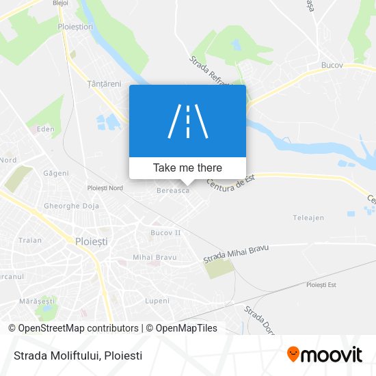 Strada Moliftului map