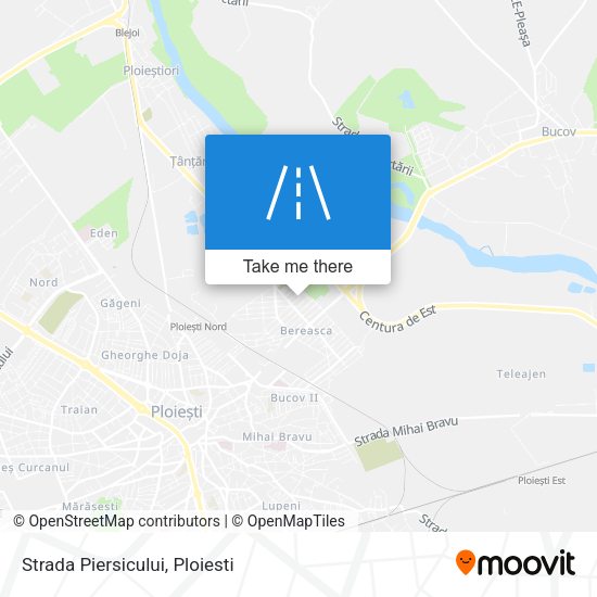 Strada Piersicului map