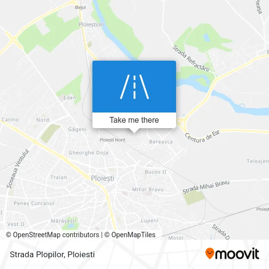 Strada Plopilor map