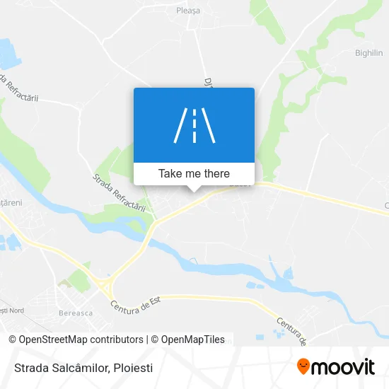 Strada Salcâmilor map