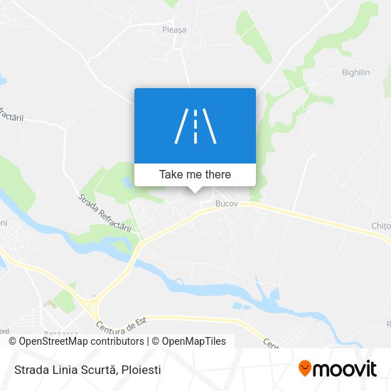 Strada Linia Scurtă map