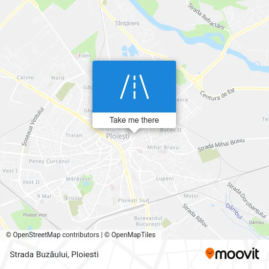 Strada Buzăului map