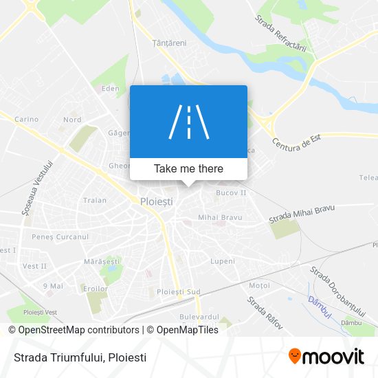 Strada Triumfului map
