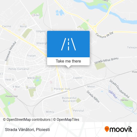 Strada Vânători map