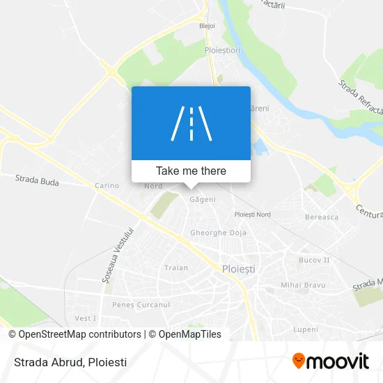 Strada Abrud map