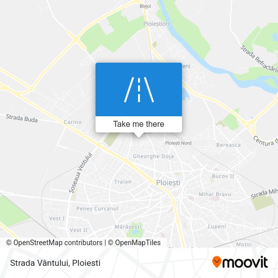 Strada Vântului map