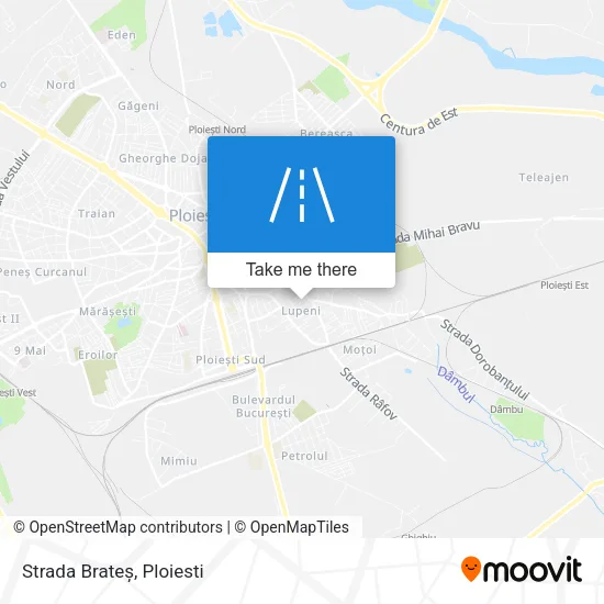 Strada Brateș map