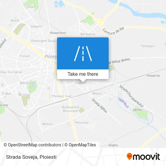 Strada Soveja map