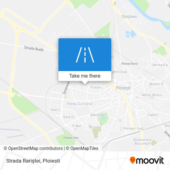 Strada Rariștei map