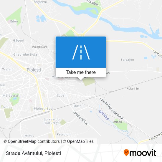 Strada Avântului map