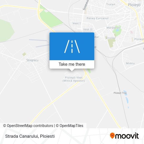 Strada Canarului map