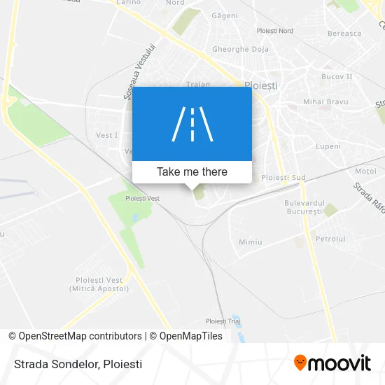 Strada Sondelor map