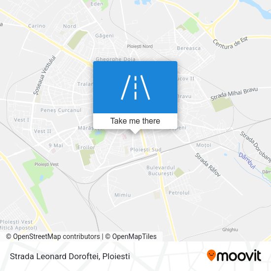 Strada Leonard Doroftei map