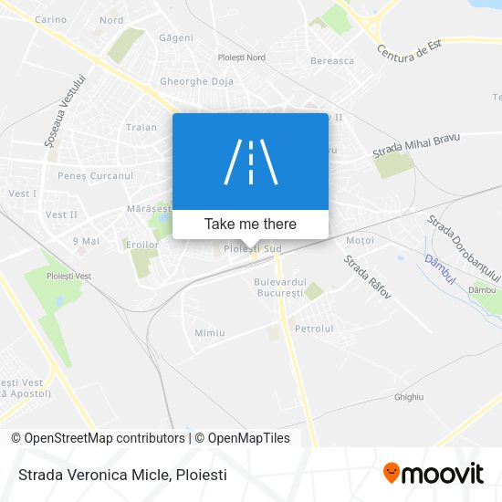 Strada Veronica Micle map