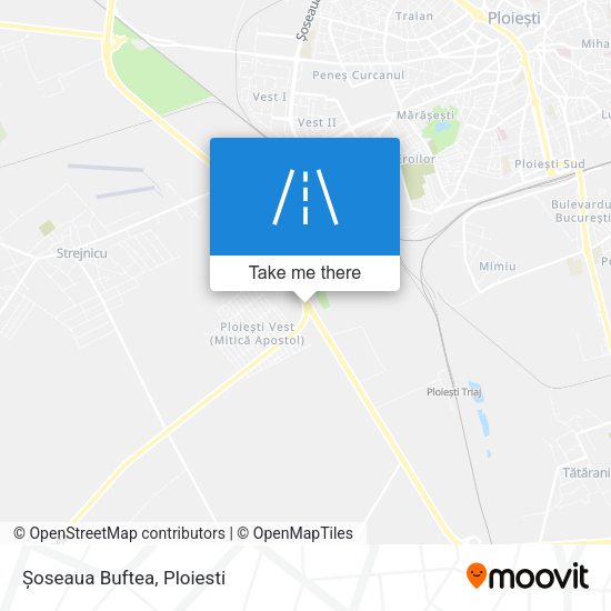 Șoseaua Buftea map