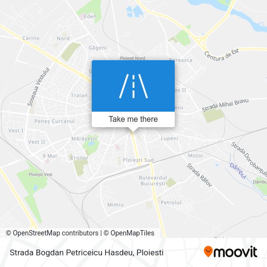 Strada Bogdan Petriceicu Hasdeu map