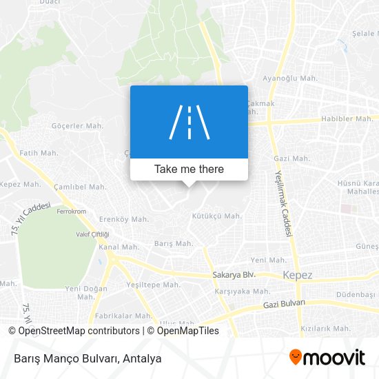 Barış Manço Bulvarı map