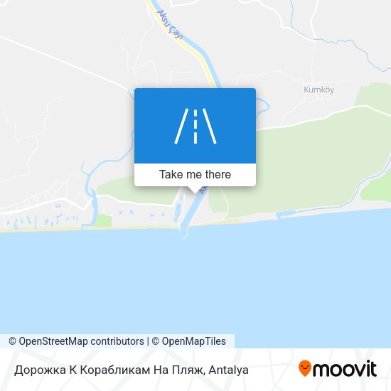Дорожка К Корабликам На Пляж map