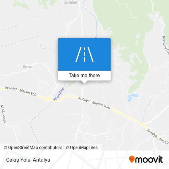Çakış Yolu map