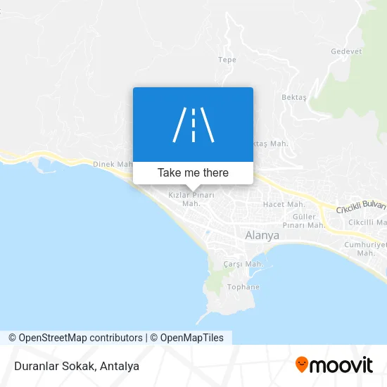 Duranlar Sokak map