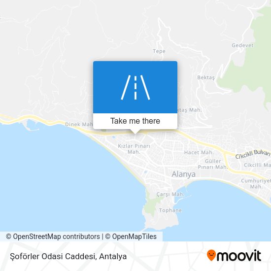 Şoförler Odasi Caddesi map