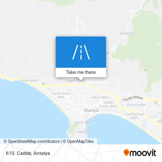 610. Cadde map