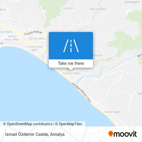 Ismail Ôzdemir Cadde map