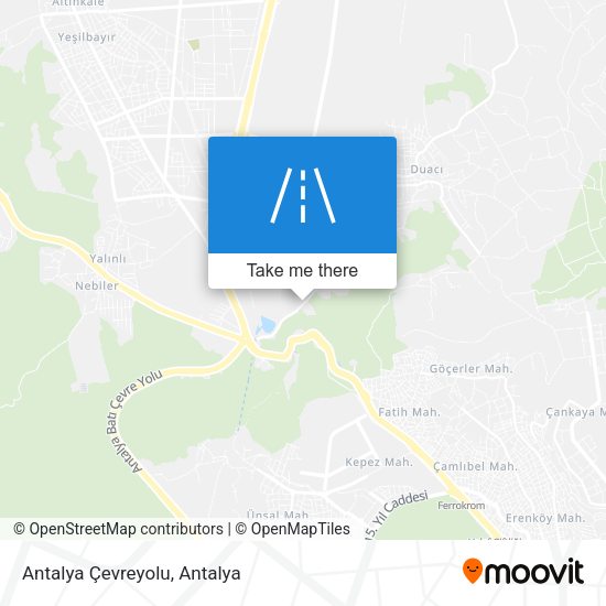 Antalya Çevreyolu map