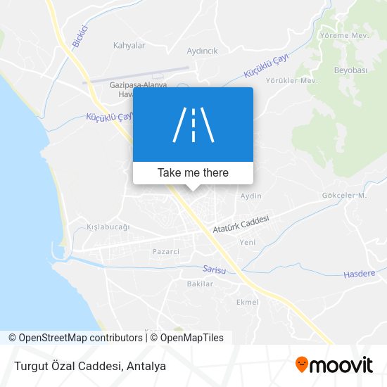 Turgut Özal Caddesi map