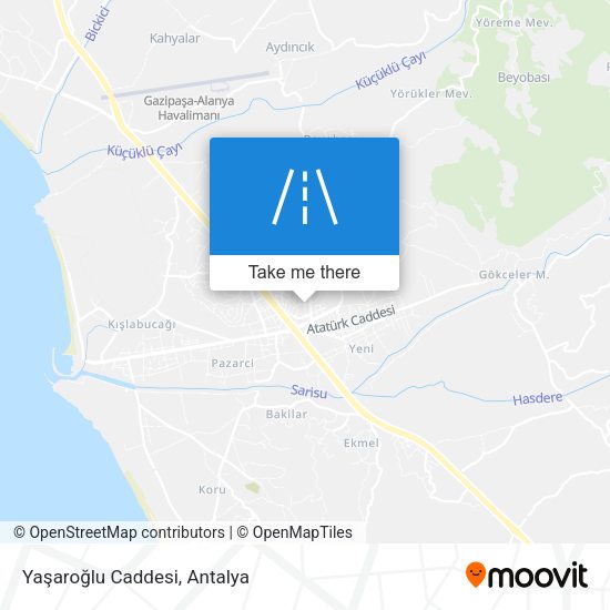 Yaşaroğlu Caddesi map