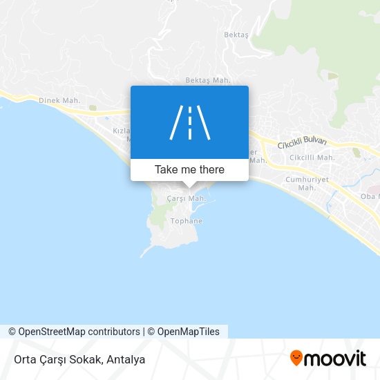Orta Çarşı Sokak map