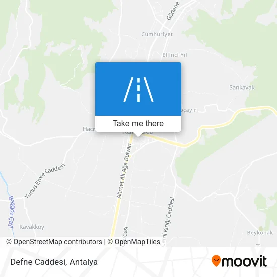 Defne Caddesi map