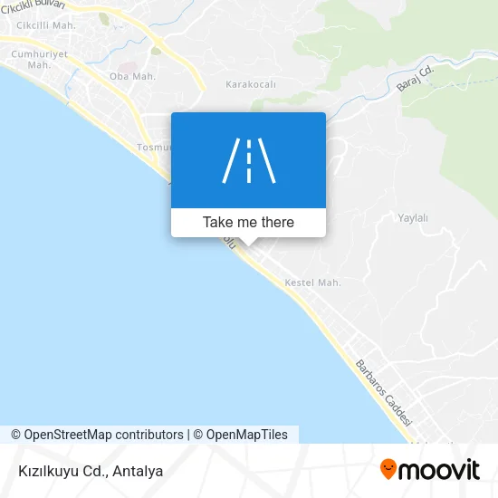 Kızılkuyu Cd. map